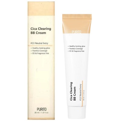 ВВ крем для обличчя з екстрактом центелли Purito Cica Clearing BB Cream №13, 30ml