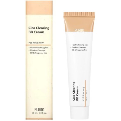 ВВ крем для обличчя з екстрактом центелли Purito Cica Clearing BB Cream №15, 30ml