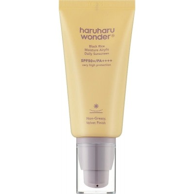 Зволожуючий сонцезахисний крем з матовим фінішем Haruharu Wonder Black Rice Moisture Airyfit Moisture Airyfit Daily Sunscreen 50ml