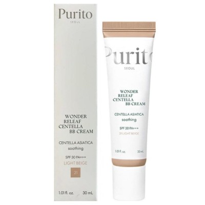 ВВ крем для обличчя Purito Seoul Wonder Releaf Centella BB Cream №21 Light Beige, 30ml