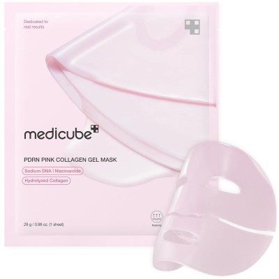 Гідрогелева маска для обличчя з колагеном Medicube PDRN Pink Collagen Gel Mask, 28g