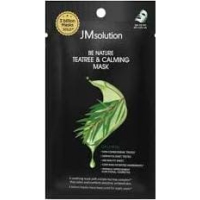 Успокаивающая маска для проблемной кожи с чайным деревом JMsolution Be Nature Teatree & Calming Mask, 24ml