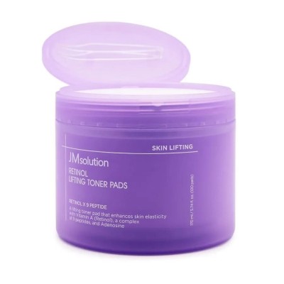 Тонер-пэды для лица с ретинолом JMsolution Retinol Lifting Toner Pads, 100шт