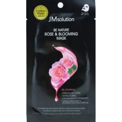 Маска для лица JMsolution Be Nature Rose & Blooming Mask, 24ml