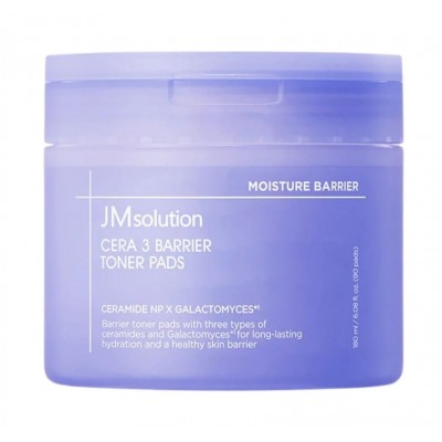 Педи для обличчя JMsolution Cera 3 Barrier Toner Pads, 100шт