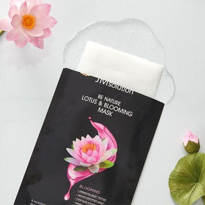 Увлажняющая маска для лица с экстрактом лотоса JMsolution Be Nature Lotus & Blooming Mask, 24ml Увлажняющая маска для лица с экстрактом лотоса JMsolution Be Nature Lotus & Blooming Mask, 24ml