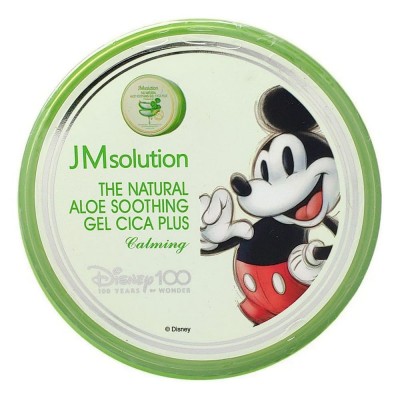 Успокаивающий гель для тела с алоэ и центеллой JMsolution The Natural Aloe Soothing Gel Cica Plus Calming Disney Mickey, 300ml Срок до 11.07.2026