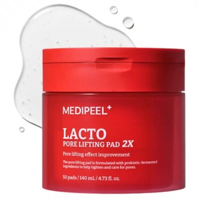 Пилинг-пэды для ухода за порами Medi-Peel Lacto Pore Lifting Pad 2x, 50шт