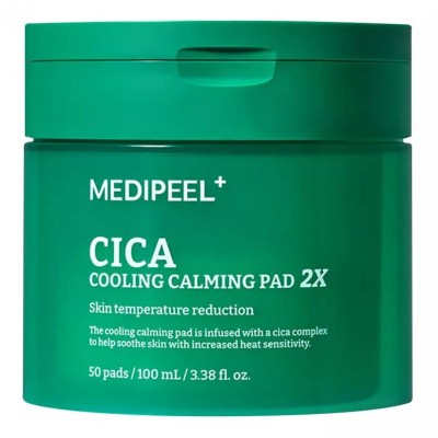 Педи для обличчя Medi-Peel Cica Cooling Calming Pad 2x, 50шт