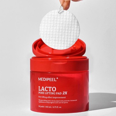 Пилинг-пэды для ухода за порами Medi-Peel Lacto Pore Lifting Pad 2x, 50шт