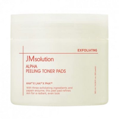 Педи для обличчя JMsolution Alpha Peeling Toner Pads, 80шт