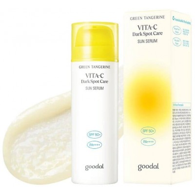 Сонцезахисна сироватка проти пігментації з вітаміном C Goodal Green Tangerine Vita C Dark Spot Care Sun Serum SPF50+, 50ml