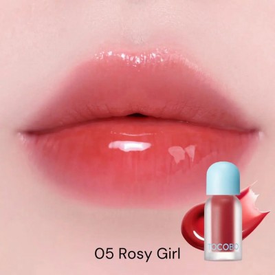 Оттеночное масло-плампер для губ Tocobo Juicy Berry Plumping Lip Oil #05 Rosy Girl, 4ml