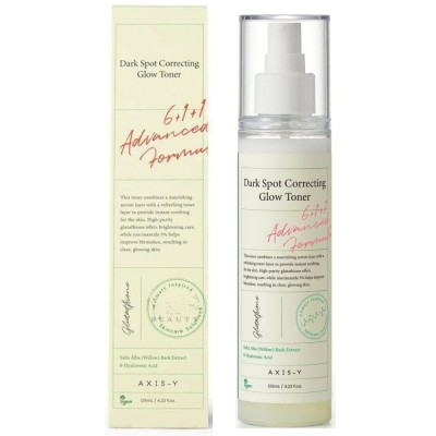 Освітлювальний двофазний тонер для обличчя AXIS-Y Dark Spot Correcting Glow Toner 125ml