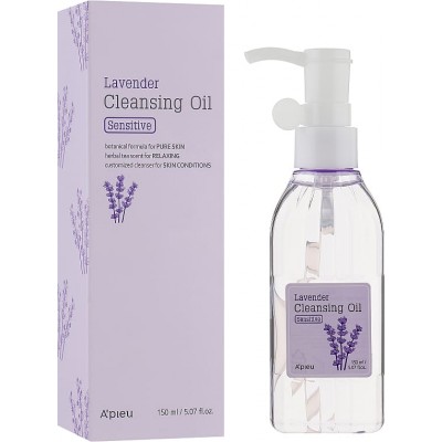 Гідрофільна олія для чутливої шкіри "Лаванда" A'pieu Lavender Cleansing Oil 150ml