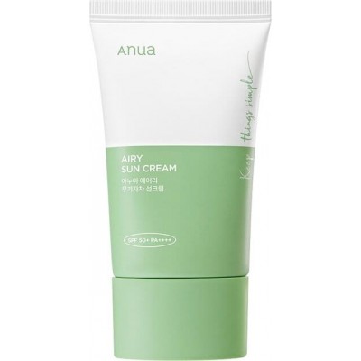 Солнцезащитный крем для лица Anua Airy Sun Cream SPF50+ PA++++, 50ml