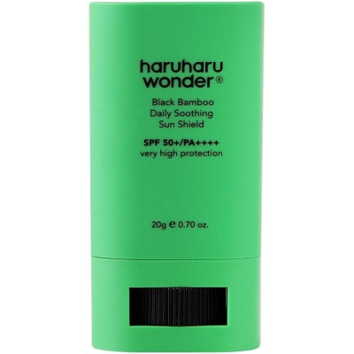 Солнцезащитный стик Haruharu Wonder Black Bamboo Daily Soothing Sun Shield SPF50+ PA++++, 20g