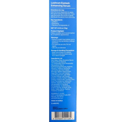 Сыворотка для роста и укрепления ресниц Seapuri Lashrum Eyelash Enhancing Serum,10g