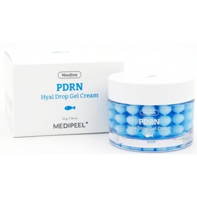 Капсульный лифтинг гель-крем для лица с PDRN Medi-Peel Mooltox Pdrn Hyal Drop Gel Cream, 50g