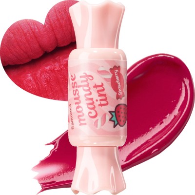 Тінт-мус для губ цукерочка The Saem Saemmul Mousse Candy Tint 02 Strawberry Mousse, 10g