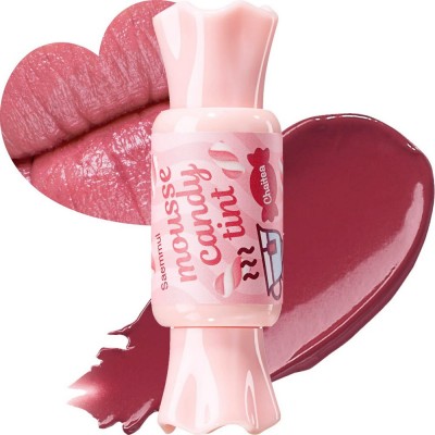 Тінт-мус для губ цукерочка The Saem Saemmul Mousse Candy Tint 06 Chaitea Mousse, 10g