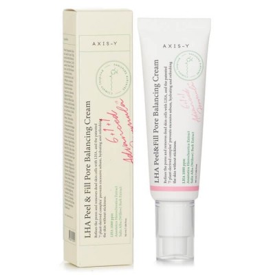 Кислотный балансирующий крем для очищения и сужения пор AXIS-Y LHA Peel & Fill Pore Balancing Cream, 50ml