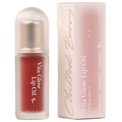 Веганское уходовое масло для губ AXIS-Y Vita Glow Lip Oil Chilled Berry, 4.5g