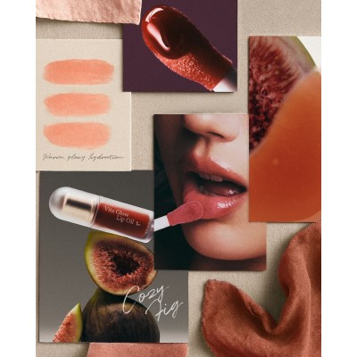 Веганское уходовое масло для губ AXIS-Y Vita Glow Lip Oil Cozy Fig, 4.5g