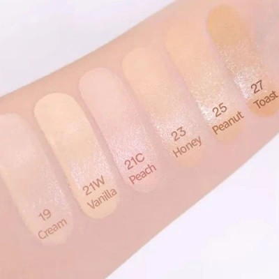 Тональний кушон для обличчя з сяючим фінішем Tocobo Apple Dewy Fit Cushion 21w Vanilla, 15g