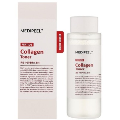 Тонер для лица успокаивающий с коллагеном Medi-Peel Red Lacto Collagen Soothing Essence Toner 200ml