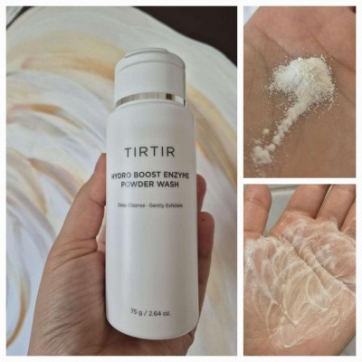 Ензимна пудра для обличчя TIRTIR Hydro Boost Enzyme Powder Wash 75g