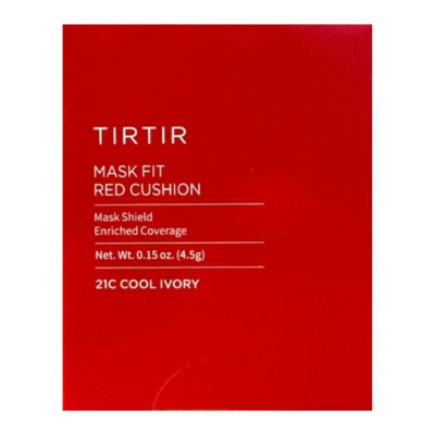 Кушон для обличчя TIRTIR Mask Fit Red Mini Cushion 21с Cool Ivory, 4.5g