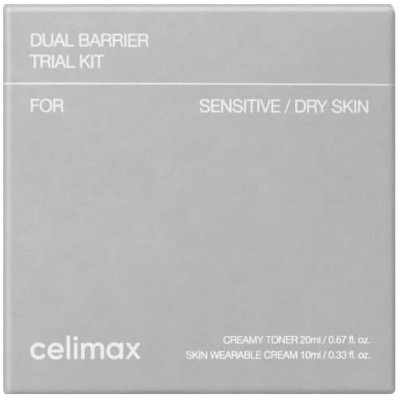 Набор миниатюр для лица Celimax Dual Barrier Trial Kit Travel (Toner 20ml + Cream 10ml)