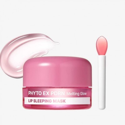 Ночная тающая маска для губ с PDRN, экзосомами и пептидами Medi-Peel Phyto EX PDRN Melting Glow Lip Sleeping Mask, 11g + кисточка для губ