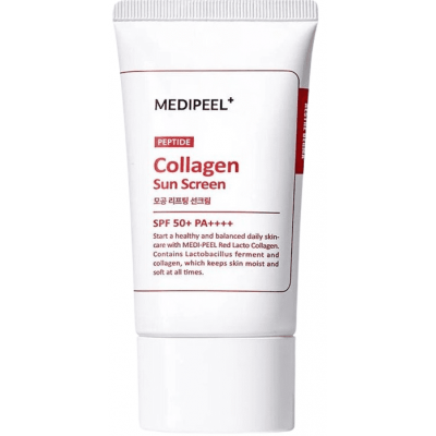 Солнцезащитный крем для лица Medi-Peel Red Lacto Collagen Pore Lifting Sun Cream 50g