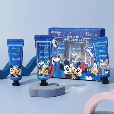 Набір кремів для рук з екстрактом алое JMsolution Life Vera Violet Hand Cream Set Disney100, 3х50ml