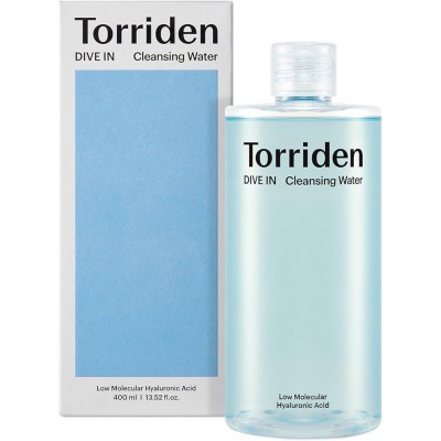 Мицелярная вода для лица с гиалуроновой кислотой Torriden Dive In Low Molecular Hyaluronic Acid Cleansing Water, 400мл