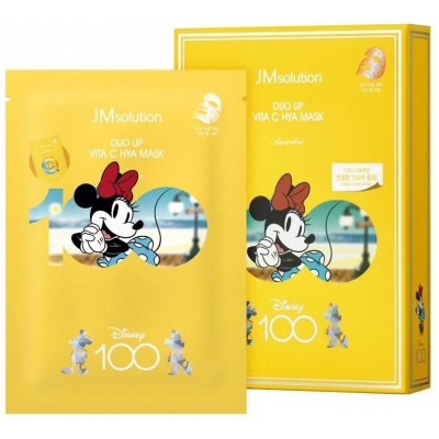 Тканевая маска для лица с витамином и гиалуроновой кислотой JMSolution Duo Up Vita C Hya Mask Disney 100, 30ml