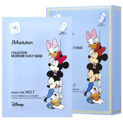 Тканевая маска для лица с аквасилом и пептидами JMsolution Disney Collection Moisture NMF Mask, 30ml