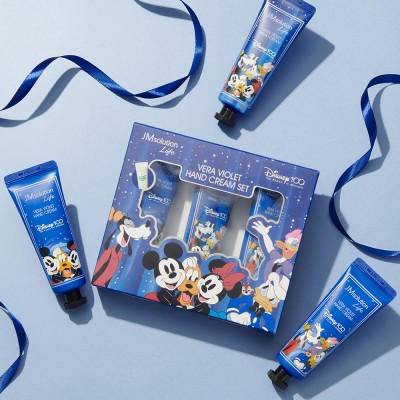 Набір кремів для рук з екстрактом алое JMsolution Life Vera Violet Hand Cream Set Disney100, 3х50ml