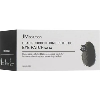 Гідрогелеві патчі з екстрактом чорного кокона JMsolution Black Cocoon Home Esthetic Eye Patch 60шт