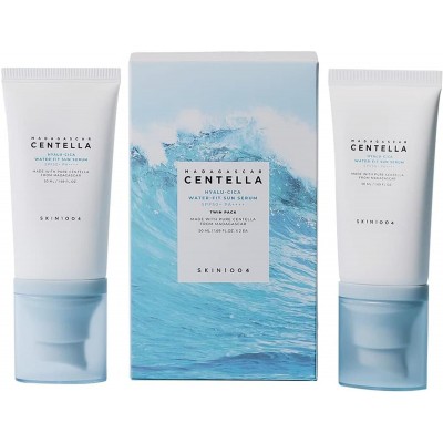 Набор солнцезащитных сывороток для лица Skin 1004 Madagascar Centella Hyalu-Cica Water-Fit Sun Serum Twin Pack, 50ml x 2 pcs