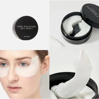 Зволожуючі антивікові патчі для сухої шкіри Kor Japan The Exosome Eye Sheet Black, 60 шт