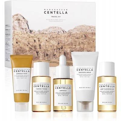 Набор миниатюр для лица с центеллой Skin 1004 Madagascar Centella Travel Kit Renewed, 1set  