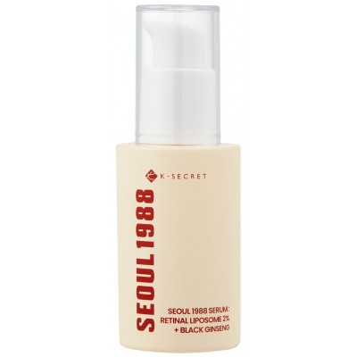 Сыворотка для лица K-Secret SEOUL 1988 Serum : Retinal Liposome 2% + Black Ginseng, 30ml