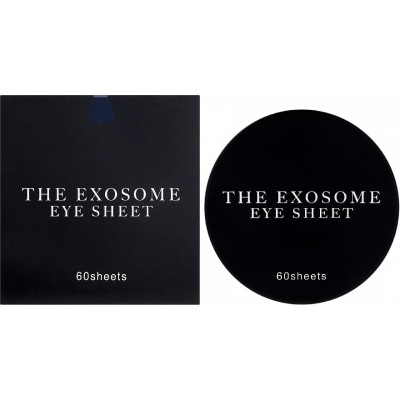 Зволожуючі антивікові патчі для сухої шкіри Kor Japan The Exosome Eye Sheet Black, 60 шт