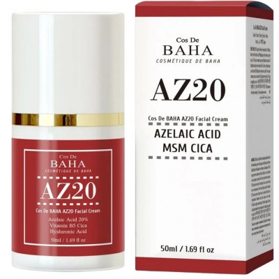 Крем для обличчя з азеліновою кислотою 20% Cos De BAHA AZ20 Facial Cream, 50ml