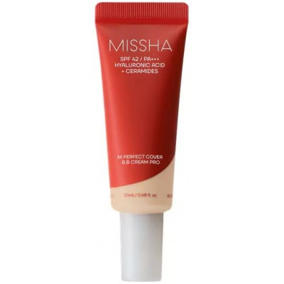 BB крем для лица Missha M Perfect Cover BB Cream Pro SPF42 PA++ №21, 20ml