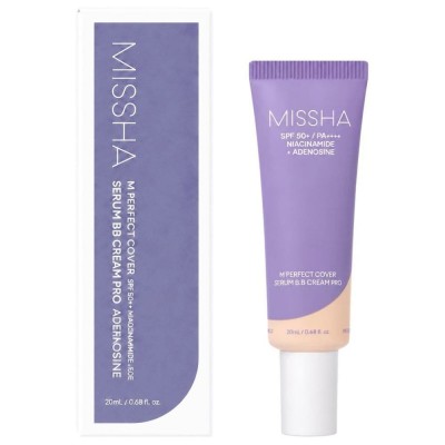 ВВ-крем для обличчя Missha Perfect Cover Serum BB Cream Pro №21 Light Beige, 20 ml