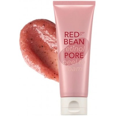 Пенка для умывания с ретинолом и экстрактом красной фасоли Missha Red Bean Retinol Pore Peel To Foam, 120ml
